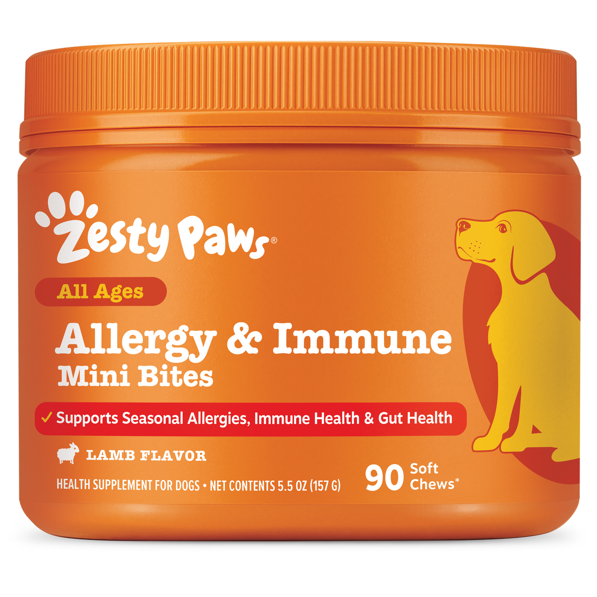 Zesty Paws 過敏免疫軟咀嚼片 新包裝