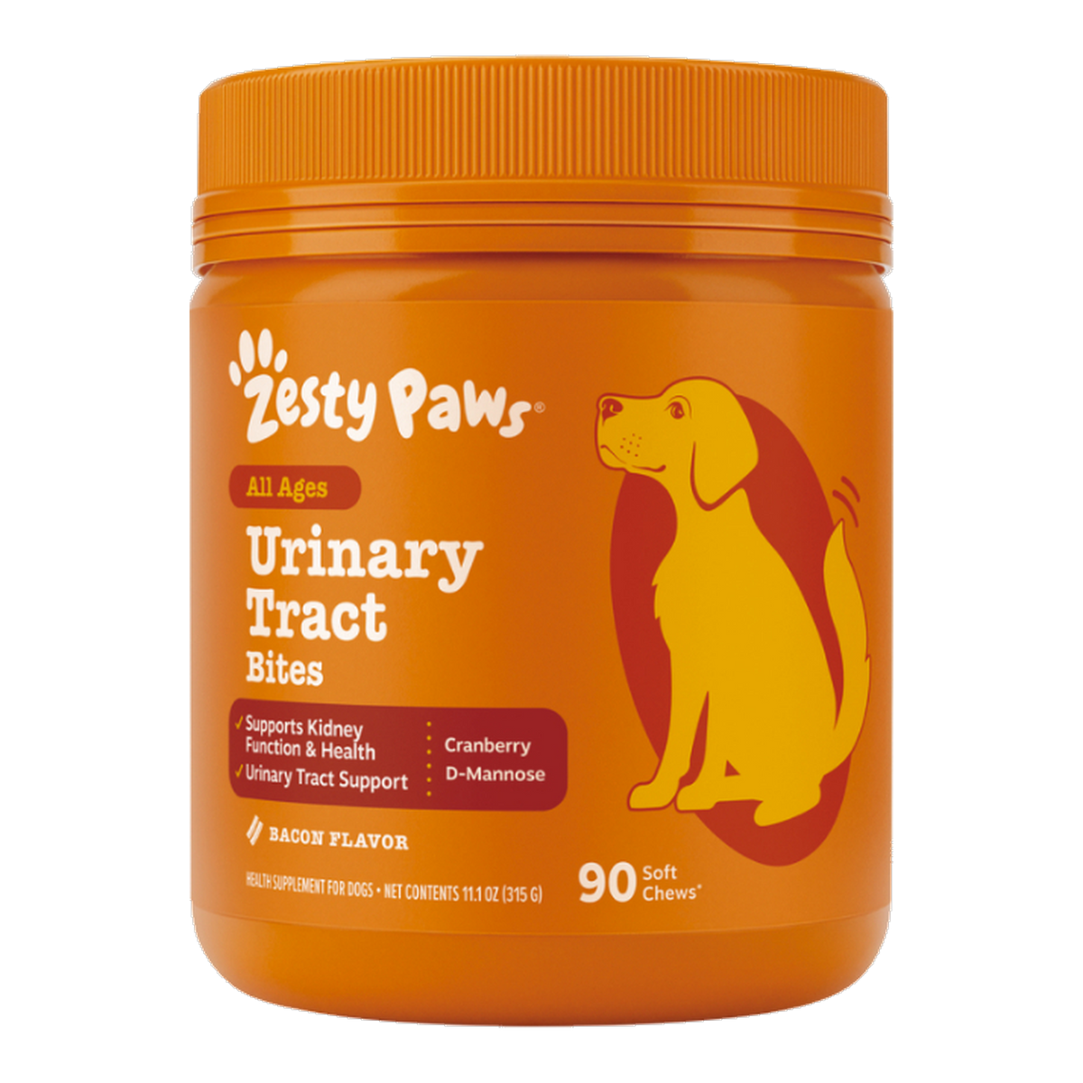 Zesty Paws 蔓越莓泌尿軟咀嚼片(煙肉味)產品圖