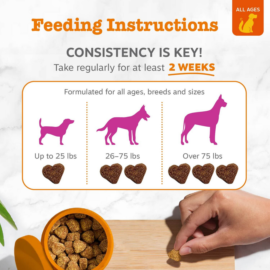 Zesty Paws 皮膚毛髮軟糖+三文魚油 官方圖片 3