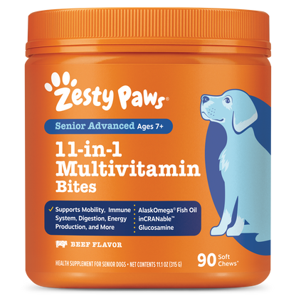 Zesty Paws 高齡犬 11合1 綜合維他命軟糖 官方圖片 2