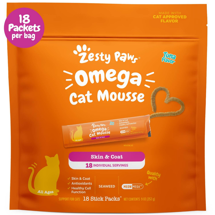 Zesty Paws 貓貓 Omega 亮毛肉泥 官方圖片 1