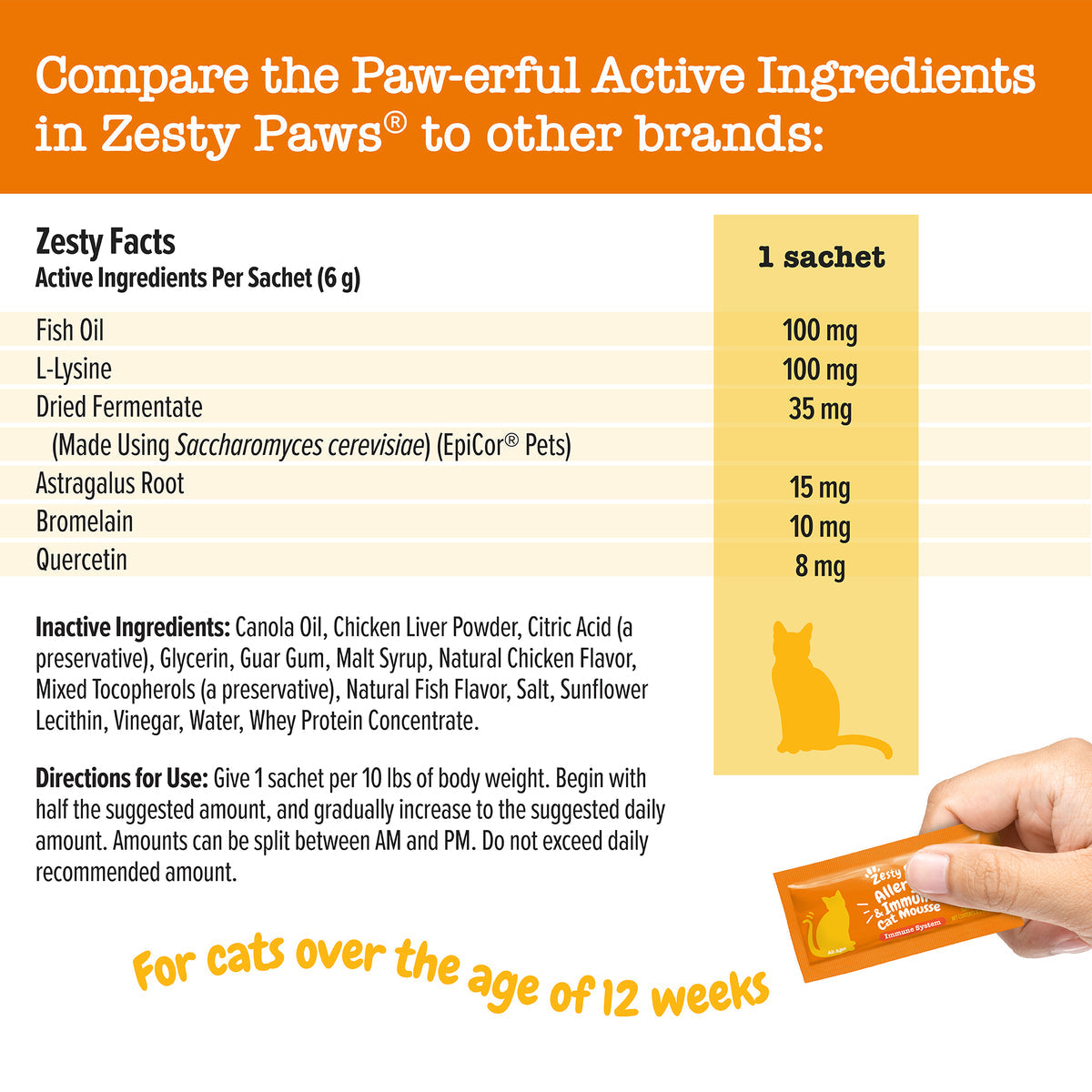 Zesty Paws 貓貓過敏免疫肉泥 官方圖片 4