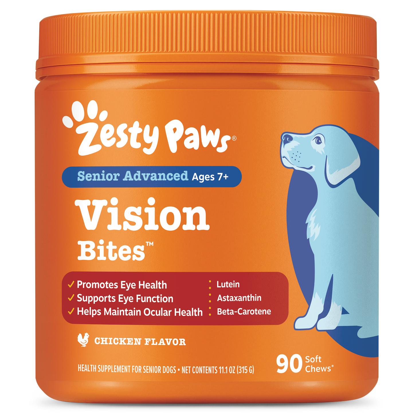 Zesty Paws 高齡犬護眼抗氧軟糖 官方圖片 1