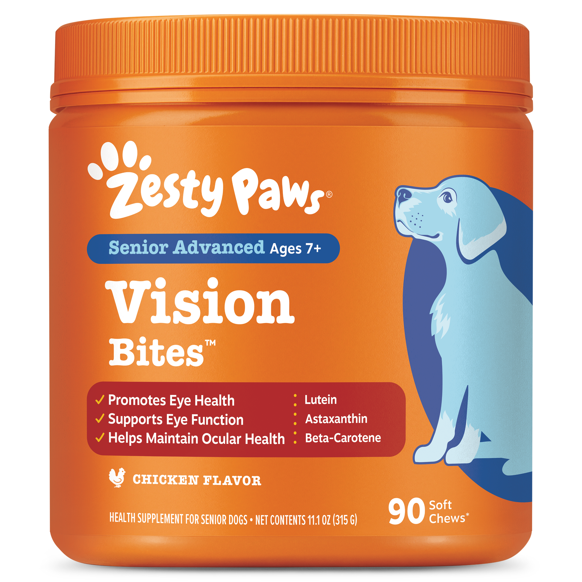 Zesty Paws 高齡犬護眼抗氧軟糖 官方圖片 1