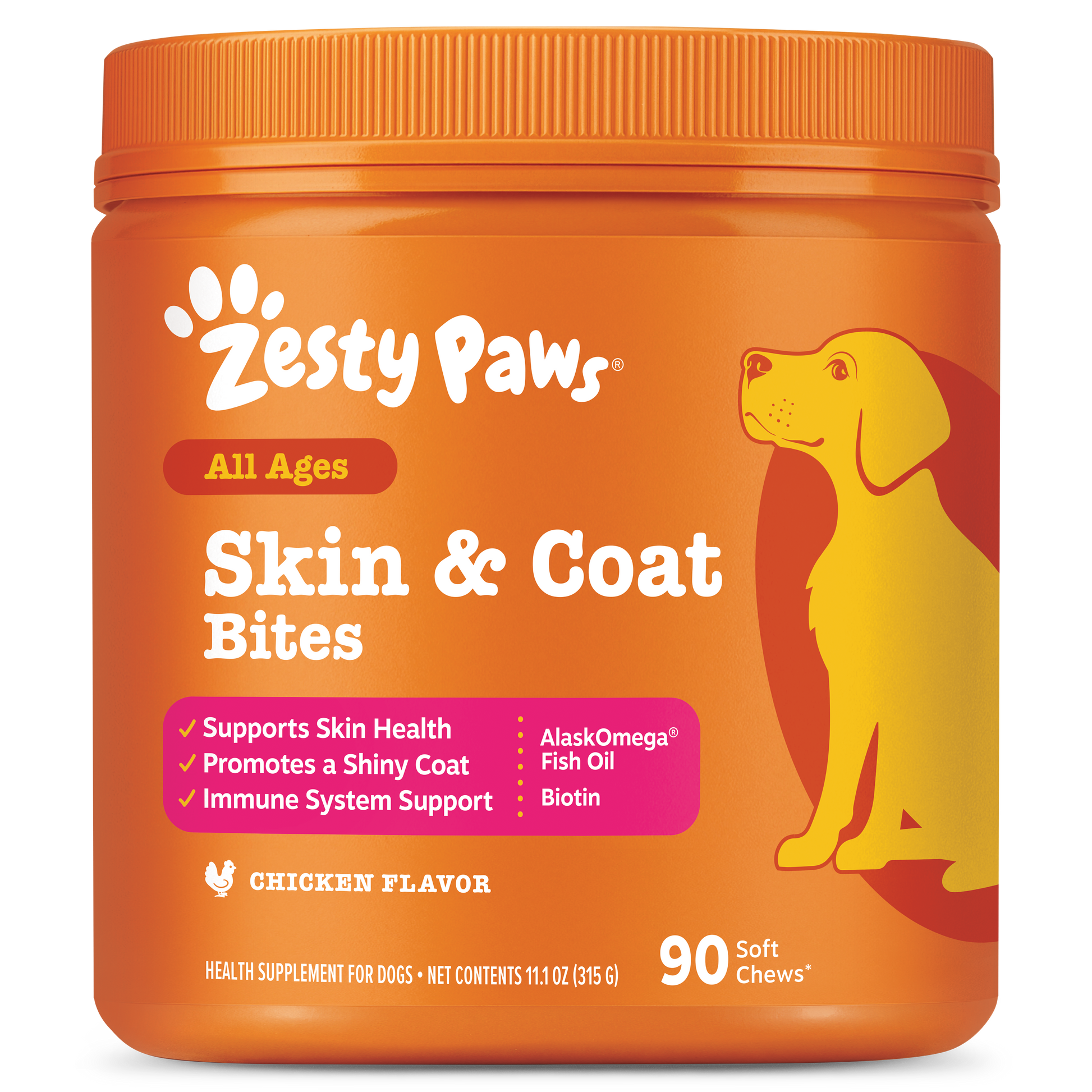 Zesty Paws 皮膚毛髮亮澤軟糖 官方圖片 2