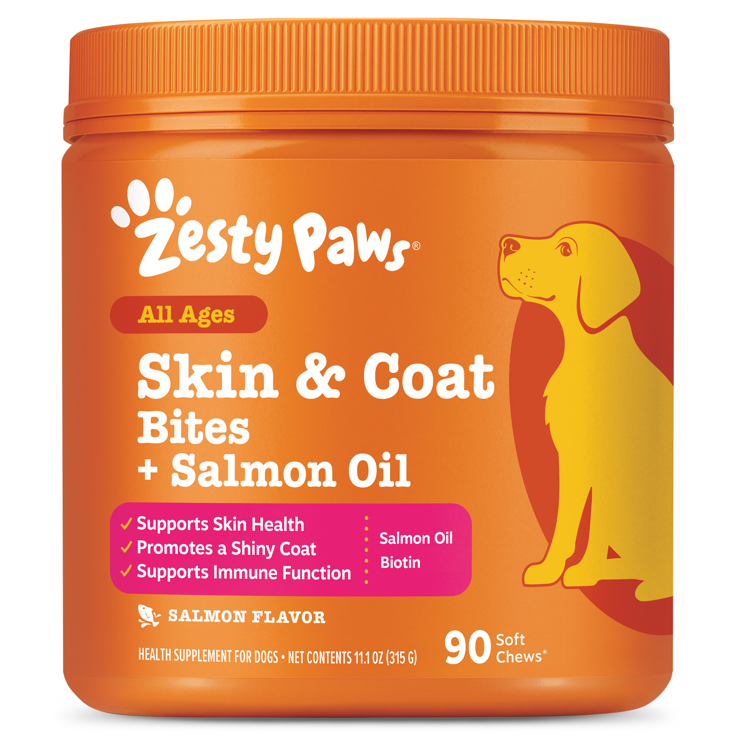 Zesty Paws 皮膚毛髮軟糖+三文魚油 官方圖片 1