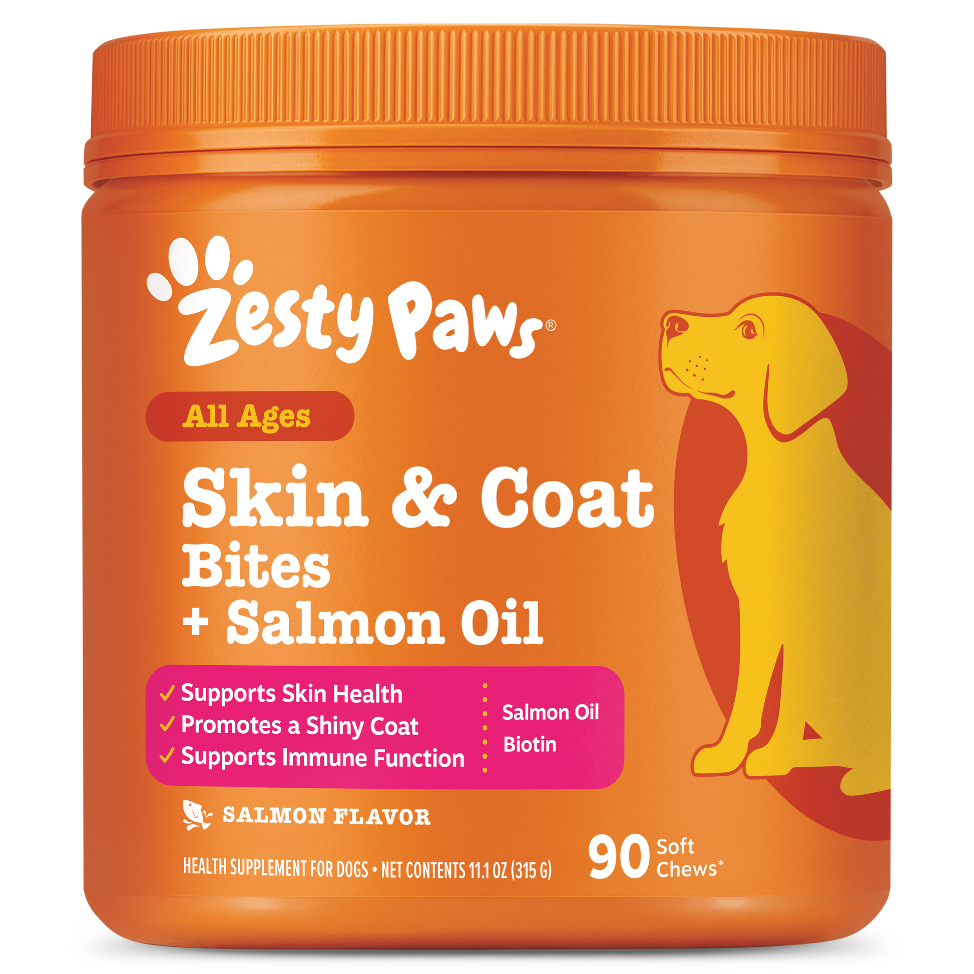 Zesty Paws 皮膚毛髮軟糖+三文魚油 官方圖片 1