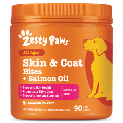 Zesty Paws 皮膚毛髮軟糖+三文魚油 官方圖片 1