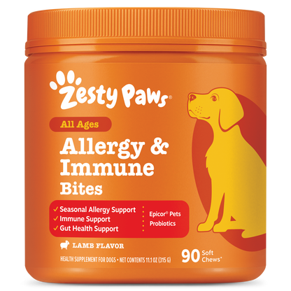 Zesty Paws 過敏舒緩免疫軟糖 90粒 — 羊肉
