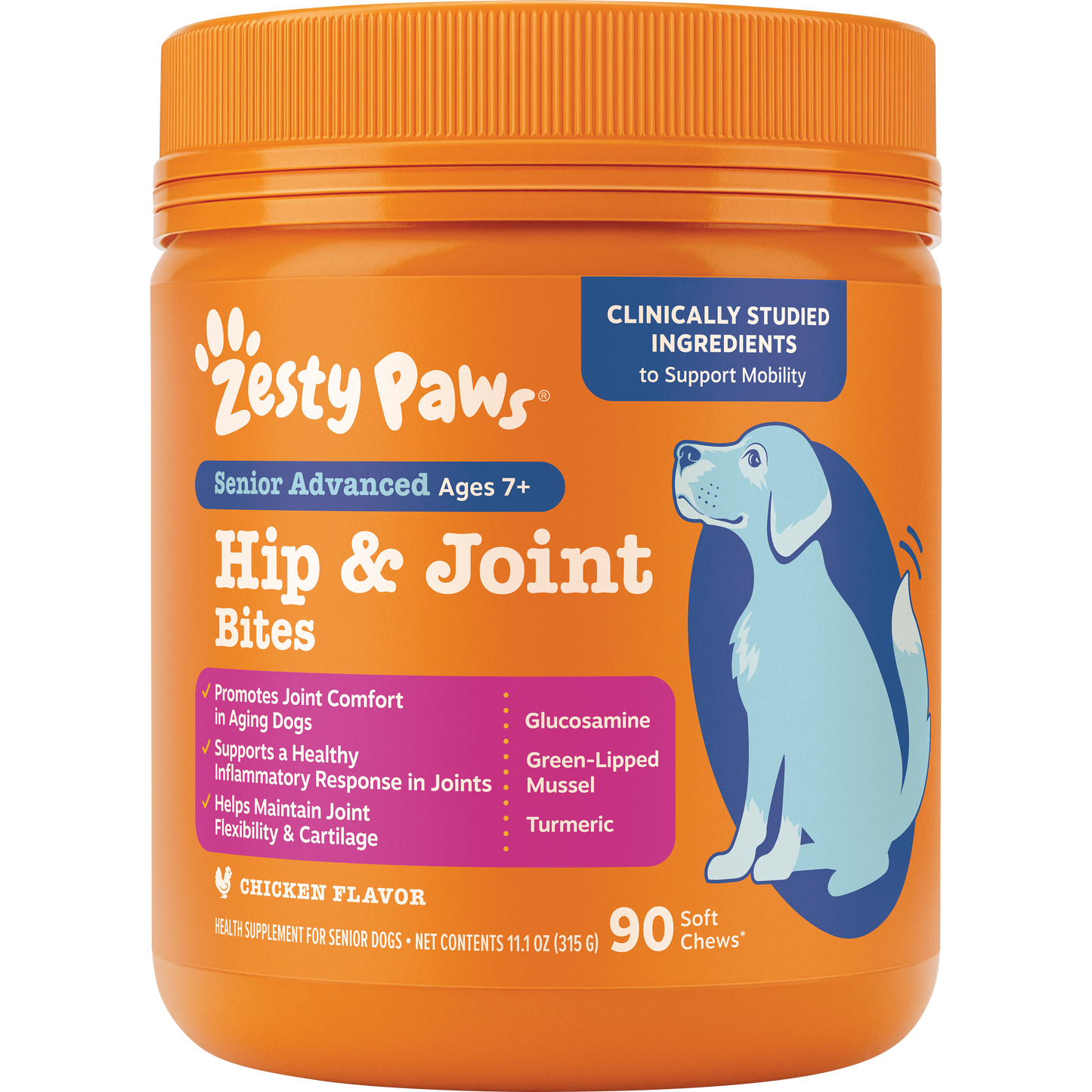 Zesty Paws 高齡犬關節活動力軟糖 官方圖片 1