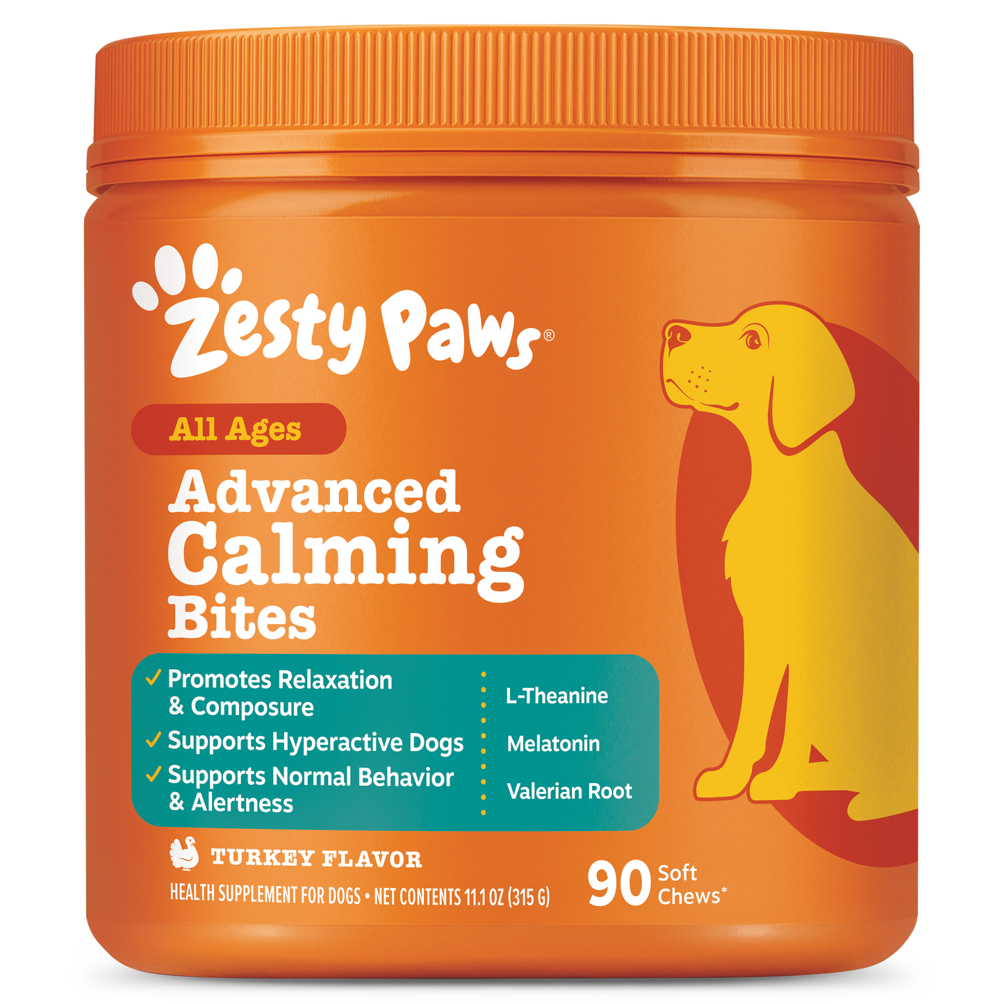 Zesty Paws 加強鎮靜軟糖(褪黑素) 官方圖片 1