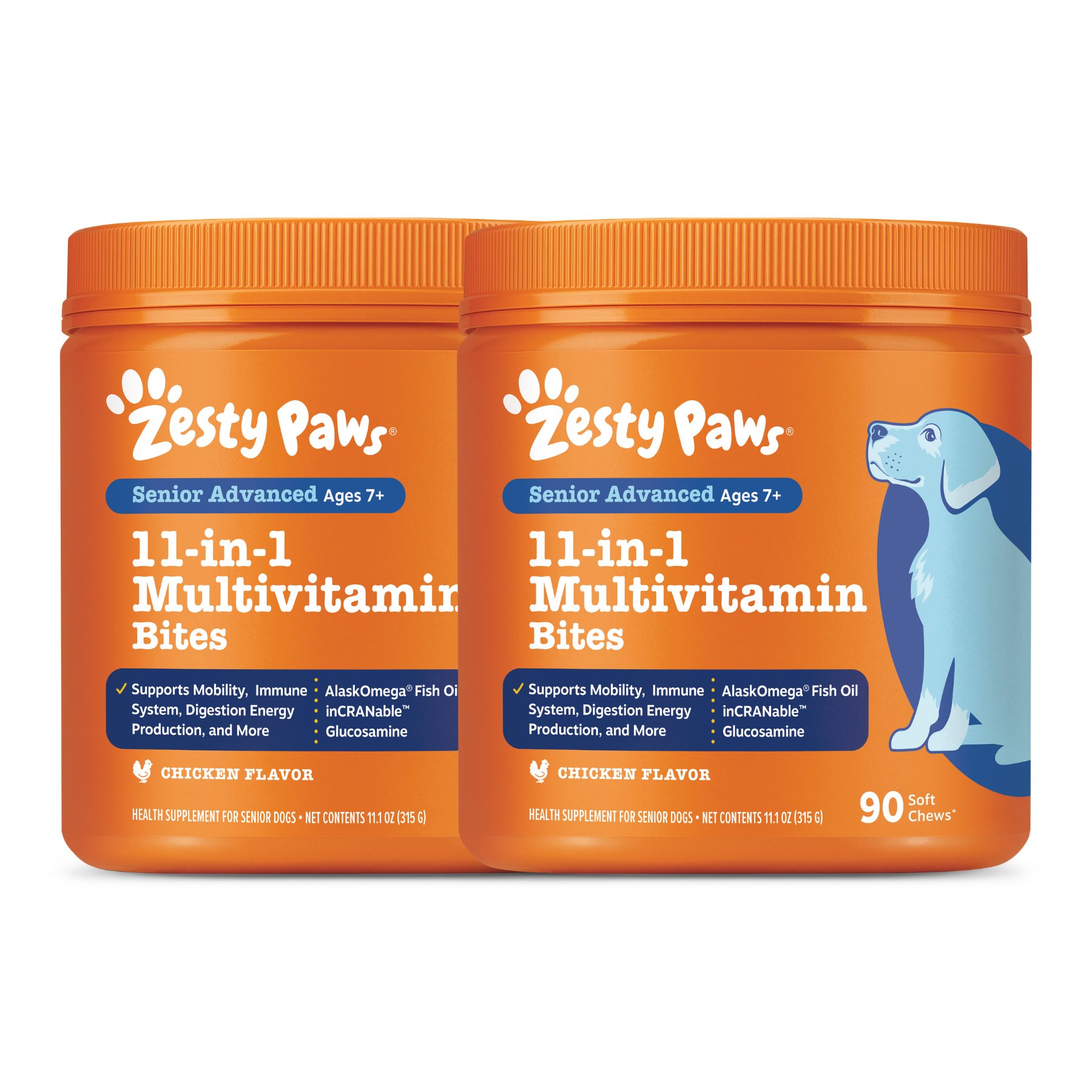 Zesty Paws 高齡犬 11合1 綜合維他命軟糖 官方圖片 3