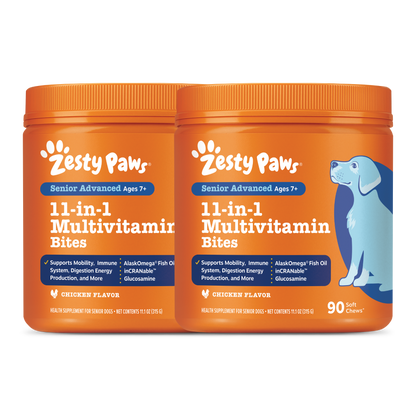 Zesty Paws 高齡犬 11合1 綜合維他命軟糖 官方圖片 3
