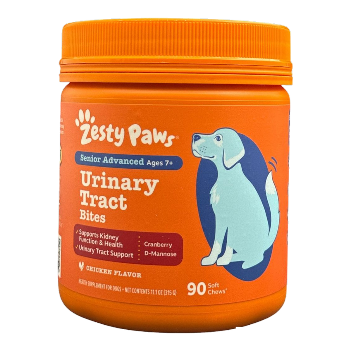 Zesty Paws 高齡犬泌尿護理軟咀嚼片 主圖