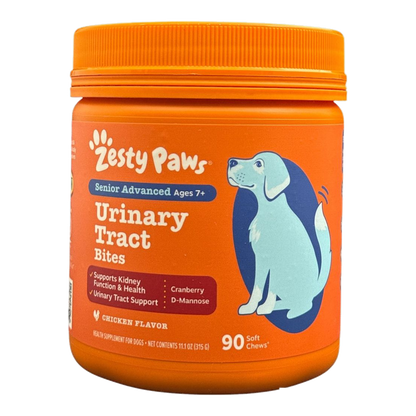 Zesty Paws 高齡犬泌尿護理軟咀嚼片 主圖