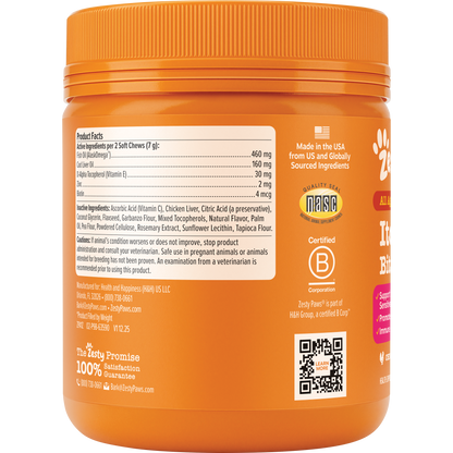 Zesty Paws Itch Relief 雞肉味 90粒 新包裝成分標籤
