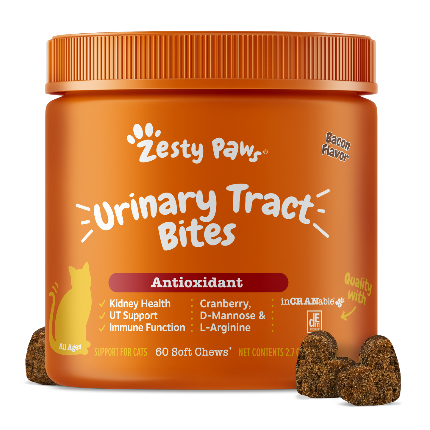 Zesty Paws 貓貓蔓越莓泌尿軟糖 主圖