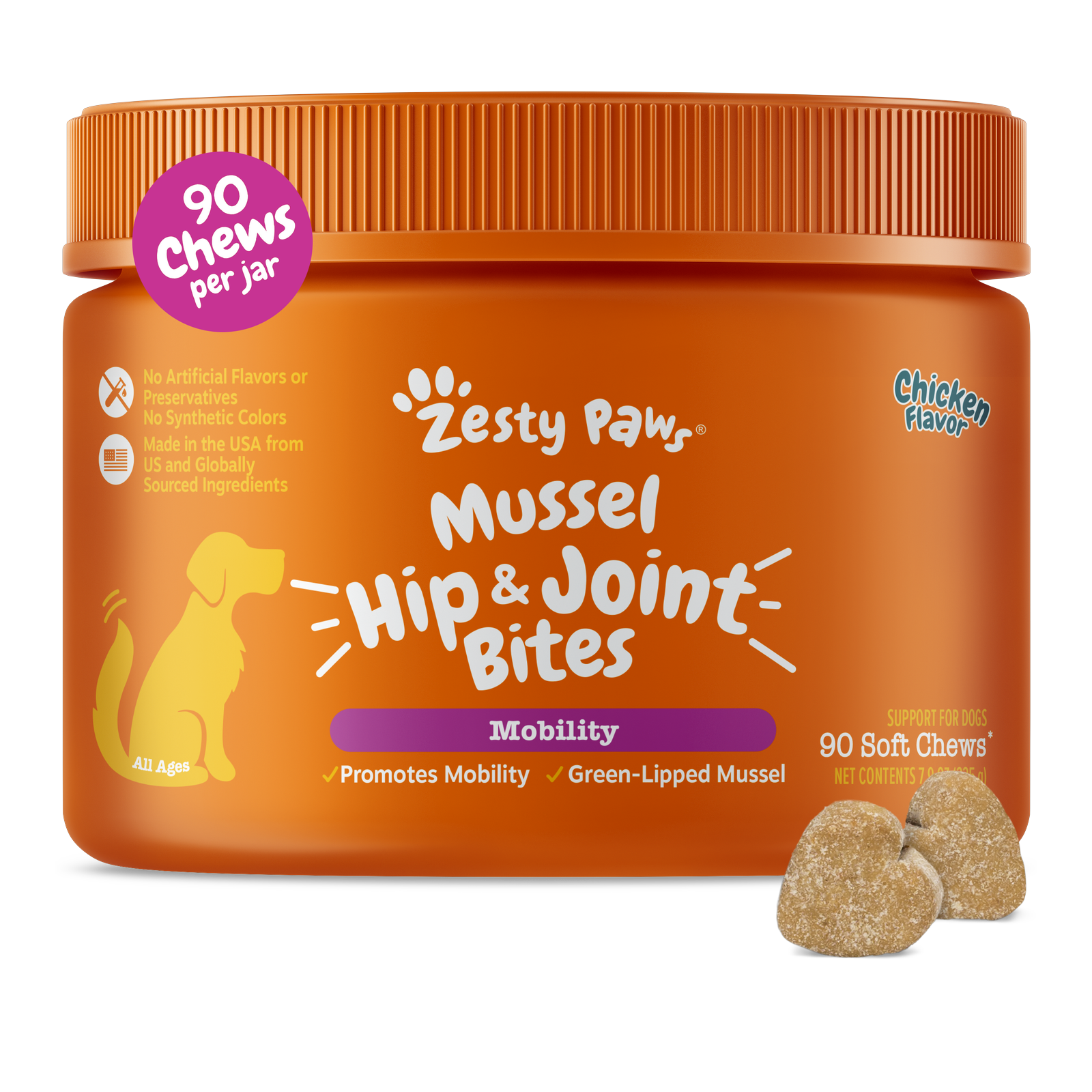 Zesty Paws 青口貽貝關節軟糖 主圖