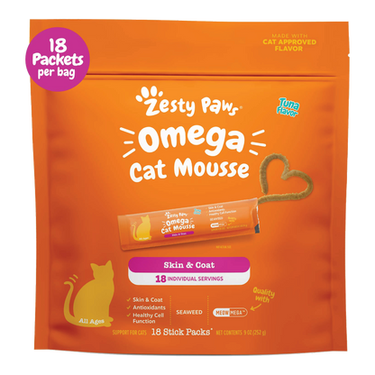 Zesty Paws 貓貓 Omega 亮毛肉泥 主圖