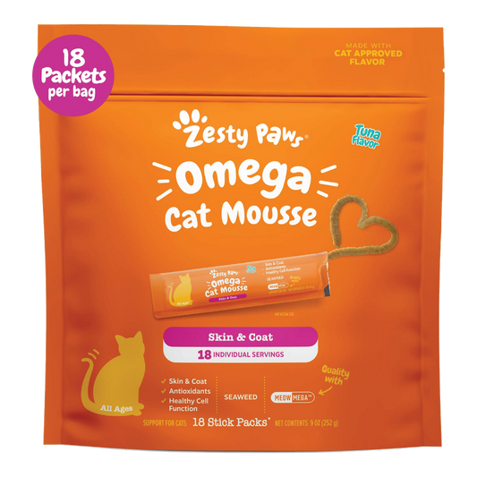 Zesty Paws 貓貓 Omega 亮毛肉泥 主圖