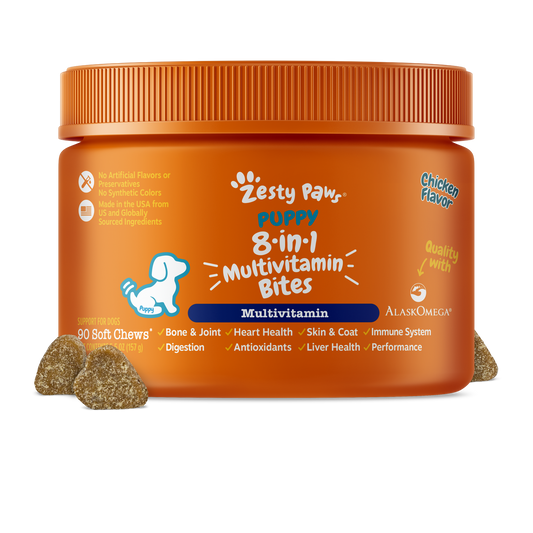 Zesty Paws 幼犬 8合1 綜合維他命軟糖 主圖