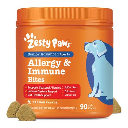 Zesty Paws 高齡犬過敏免疫軟糖 主圖