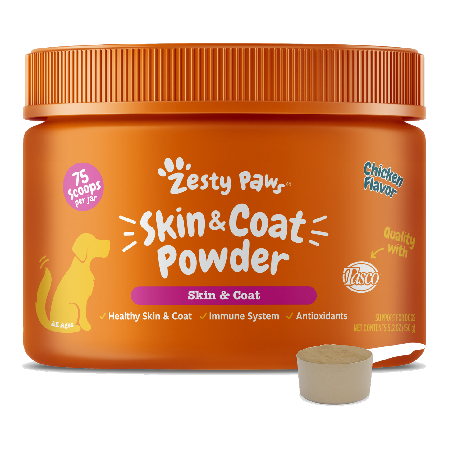 Zesty Paws 皮膚毛髮營養粉(狗用) 主圖