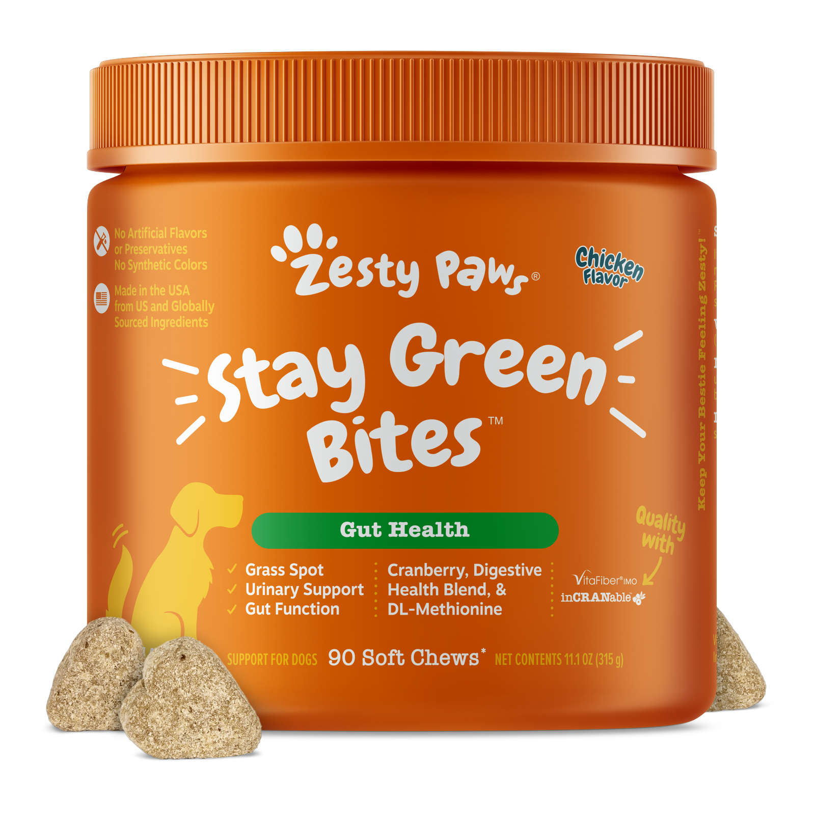 Zesty Paws 消化平衡軟糖(Stay Green) 主圖