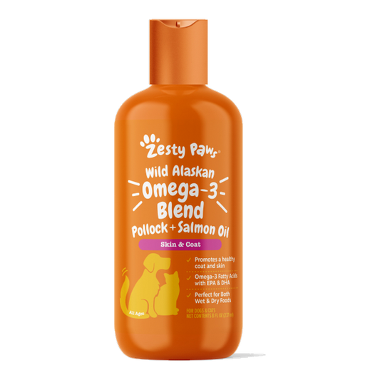 Zesty Paws 野生阿拉斯加魚油(237ml 8oz)主圖