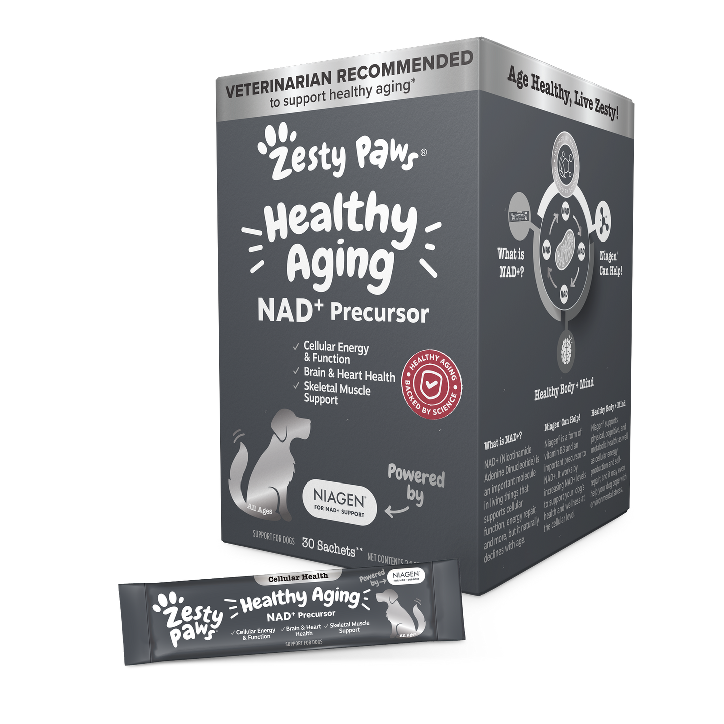 Zesty Paws 抗衰老 NAD+ 營養粉(狗用) 主圖