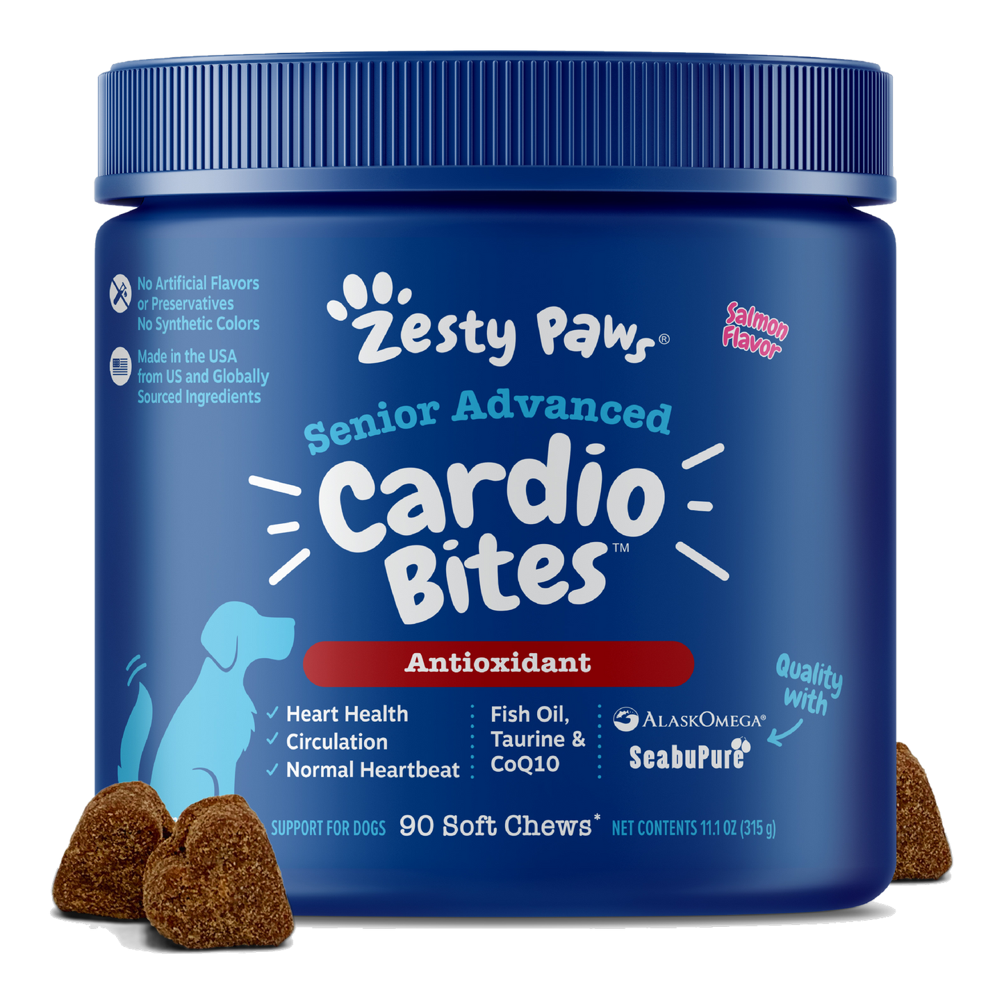 Zesty Paws 高齡犬心臟保健軟糖 主圖