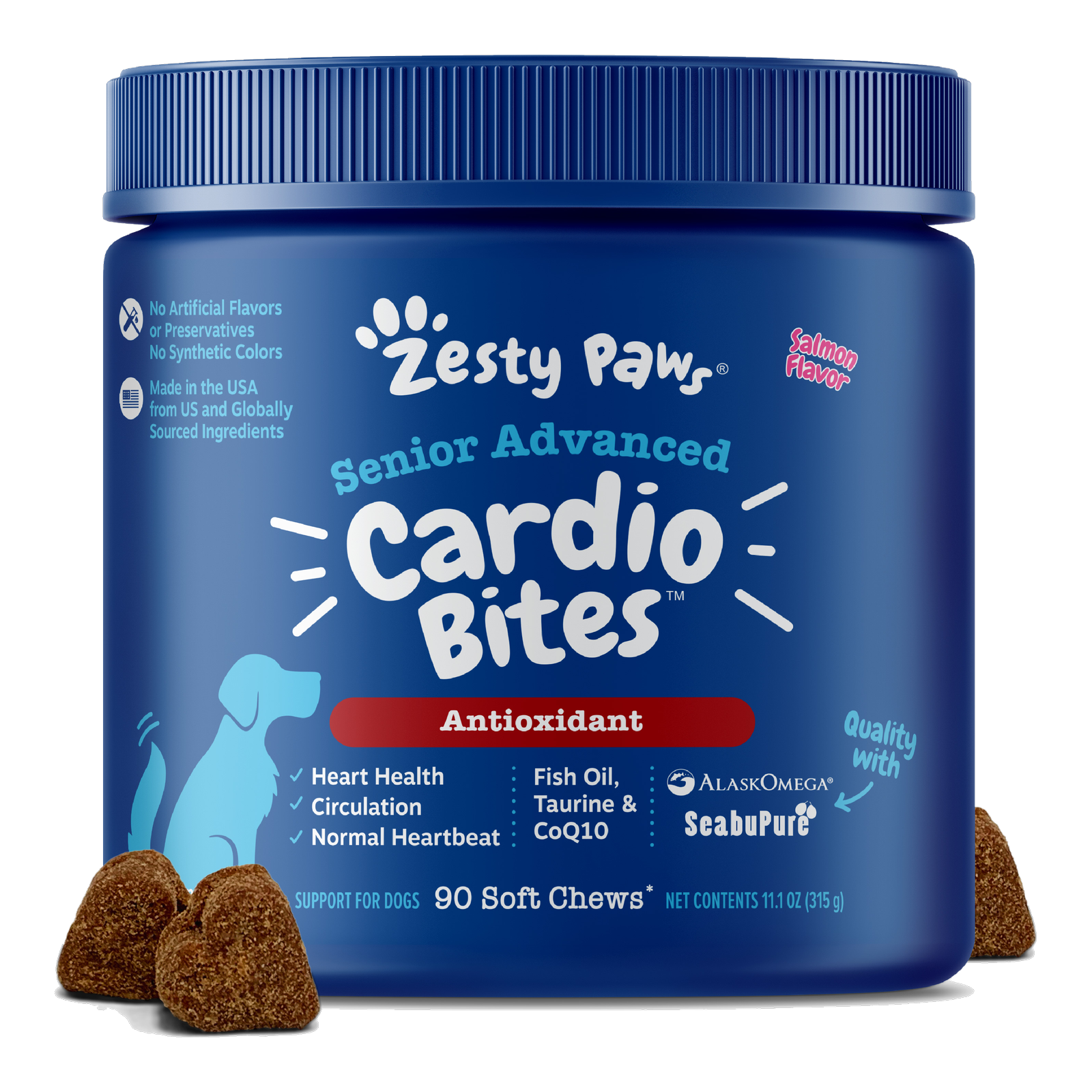 Zesty Paws 高齡犬心臟保健軟糖 主圖