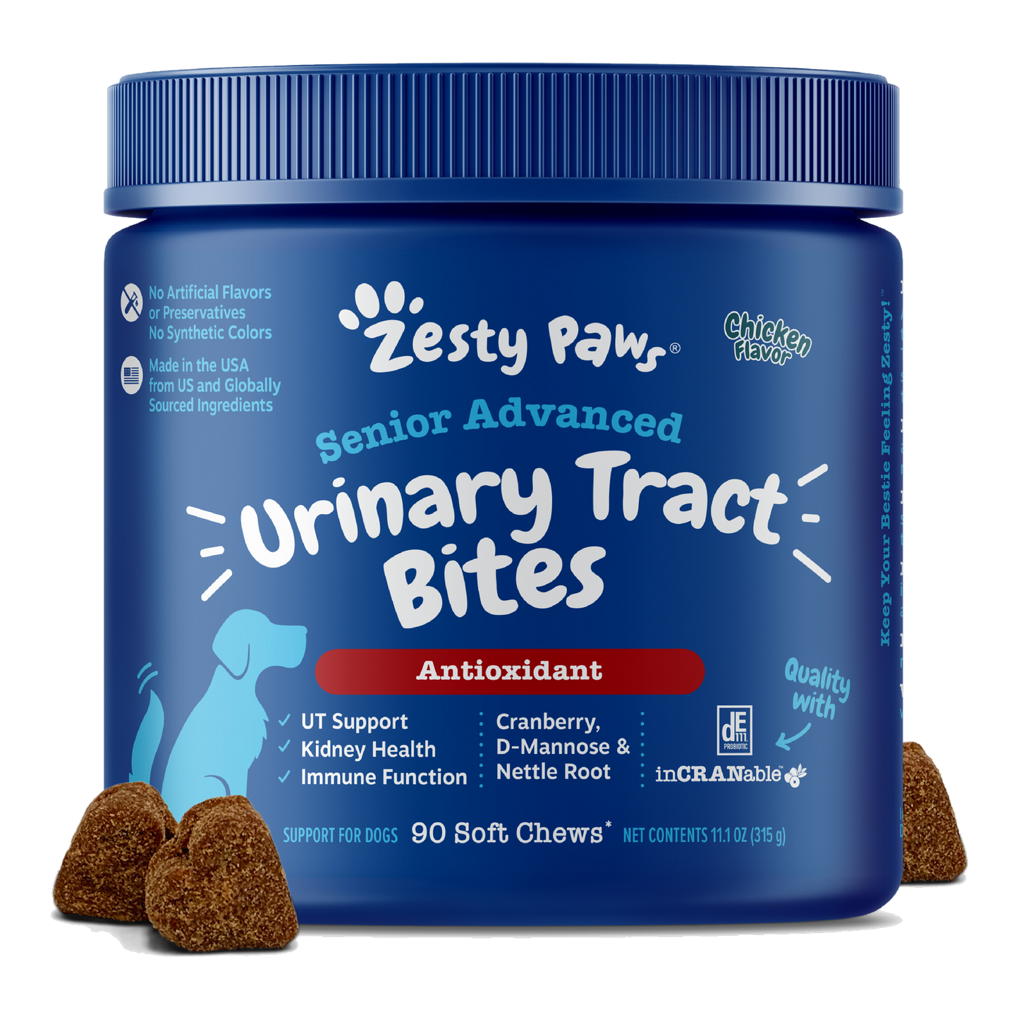 Zesty Paws 高齡犬泌尿護理軟糖 主圖