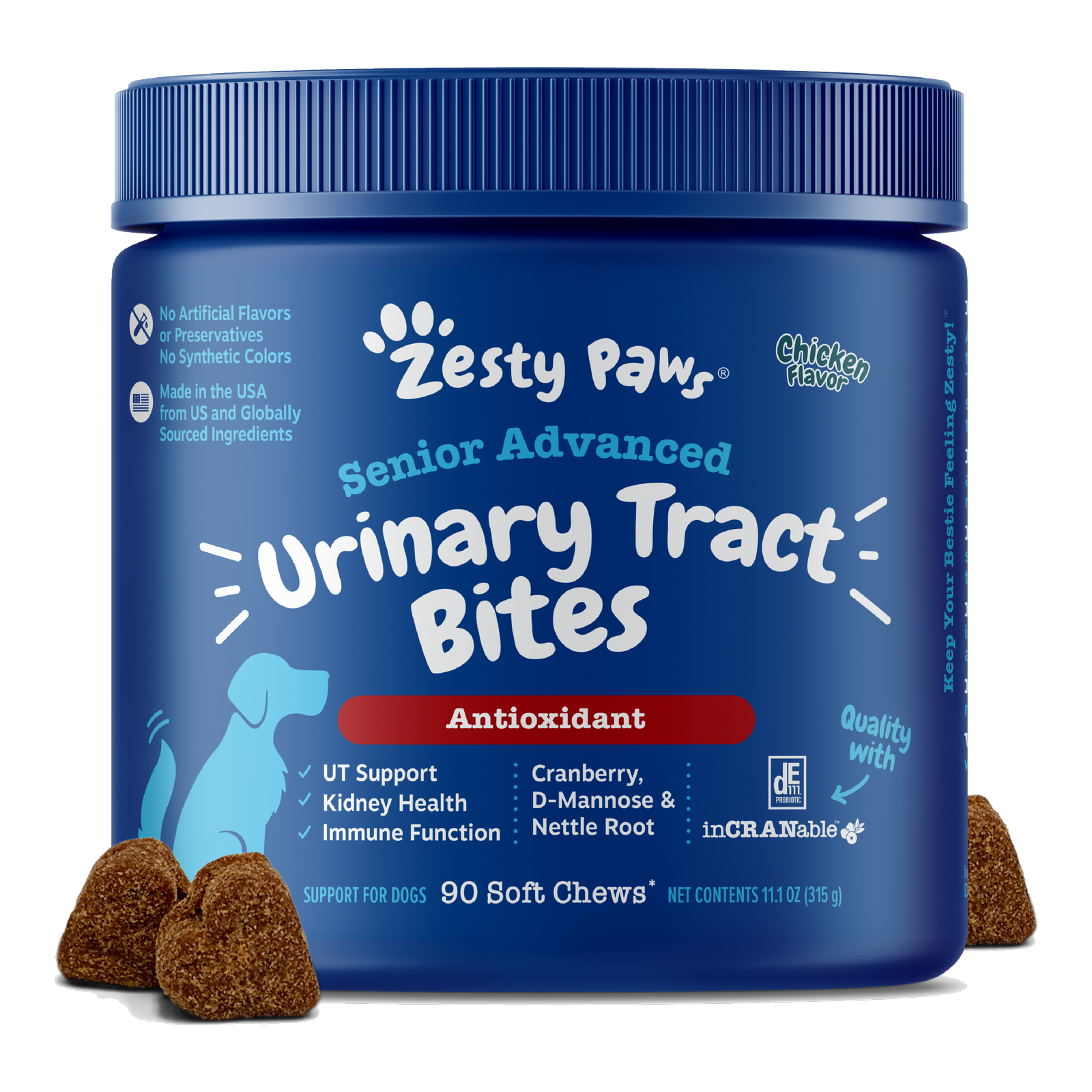 Zesty Paws 高齡犬泌尿護理軟糖 主圖