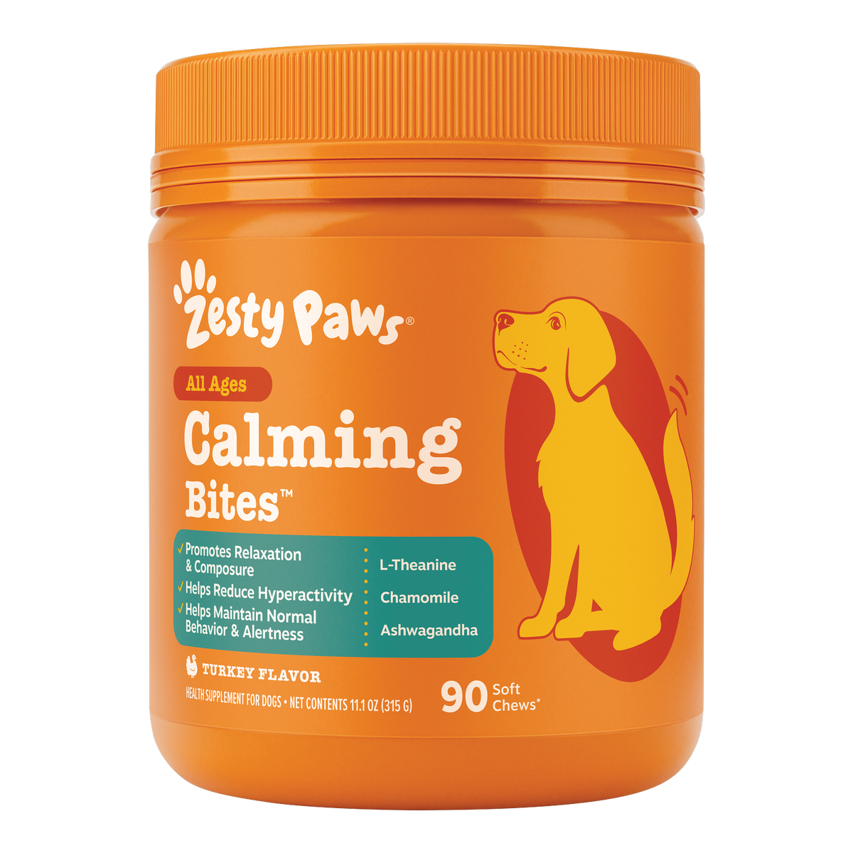 Zesty Paws Calming Bites main image