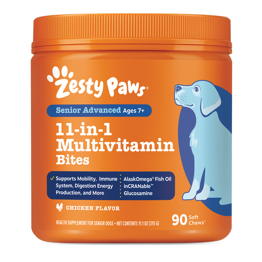Zesty Paws 高齡犬 11合1 綜合維他命軟糖 主圖