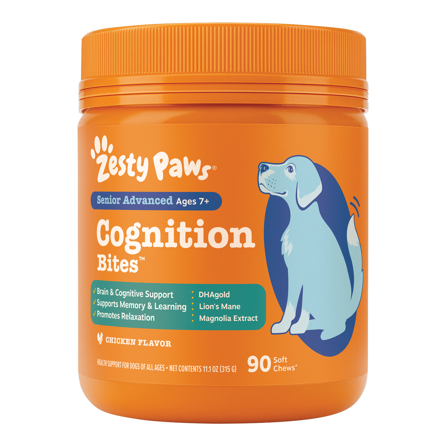 Zesty Paws 高齡犬認知支援軟糖 主圖