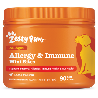 Zesty Paws 過敏免疫軟咀嚼片 新包裝