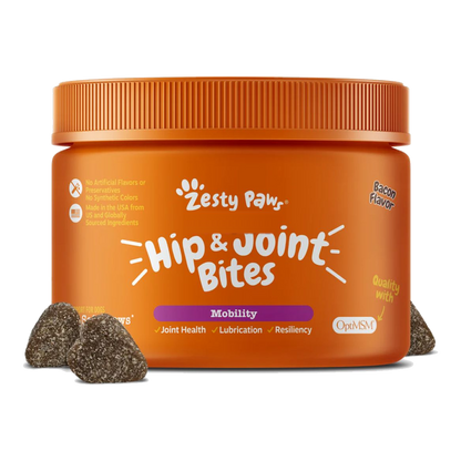 Zesty Paws 關節靈活軟咀嚼片(煙肉味 50 粒裝)產品圖