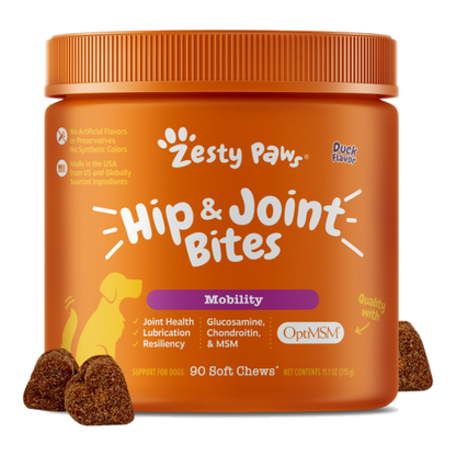 Zesty Paws 關節活動力軟咀嚼片 (鴨肉味)產品圖