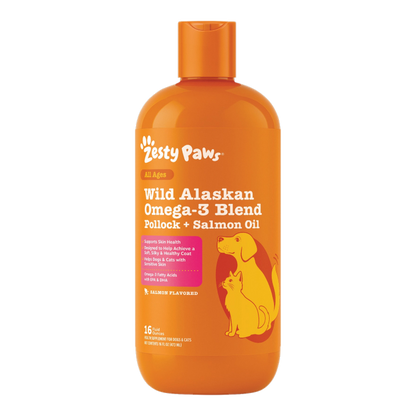 Zesty Paws 野生阿拉斯加魚油 (473ml 16oz)產品圖