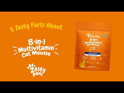 Zesty Paws 貓貓 8合1 綜合維他命肉泥 官方短片:貓貓 8合1 肉泥