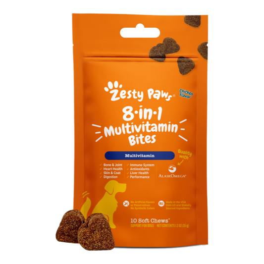 Zesty Paws 8合1 維他命軟咀嚼片 試食裝(10 粒)