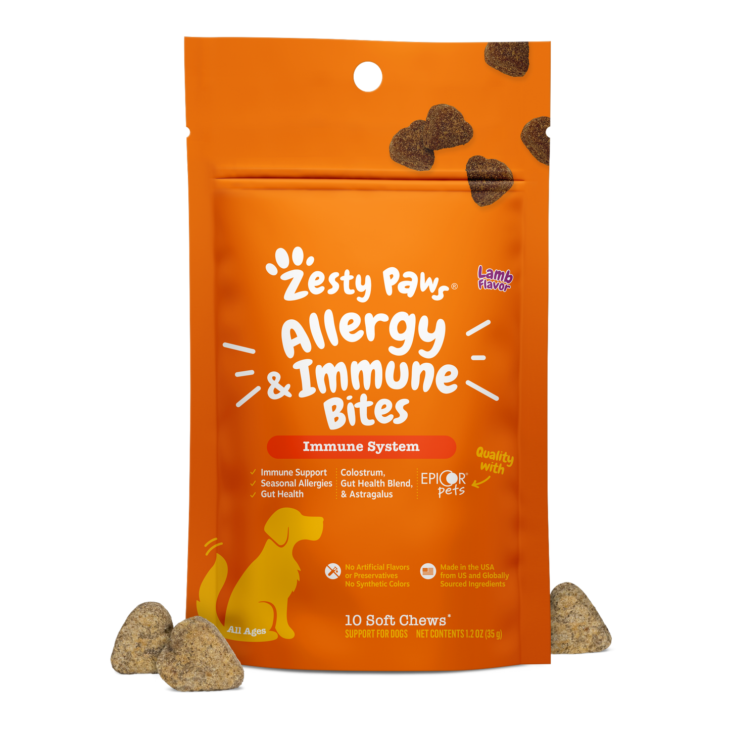 Zesty Paws 試食裝(過敏免疫軟糖・花生醬(10 粒))